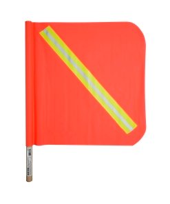 Banderín de PVC con reflejante y vástago de madera Surtek 137607
