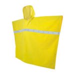 Poncho impermeable con cintas reflejantes unitalla Surtek 137619