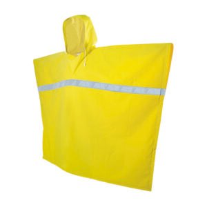 Poncho impermeable con cintas reflejantes unitalla Surtek 137619