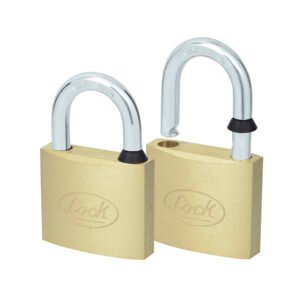 Juego de candados de latón cortos 40 mm, llave estándar, 2 piezas Lock 13CA