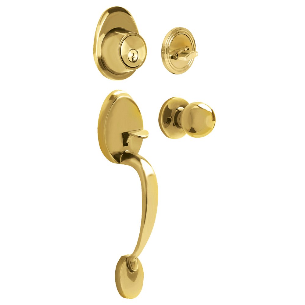 Gatillo ovalado sólido para entrada función sencilla, latón brillante, visual Lock 13GA