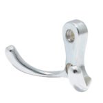Gancho perchero doble, níquel satinado Lock 13PE