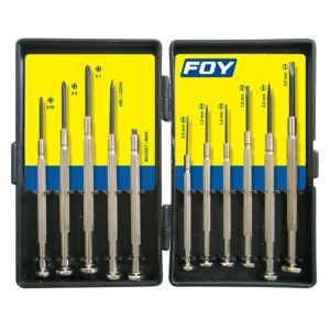 Juego de destornilladores de precisión combinados, 11 piezas Foy 141617