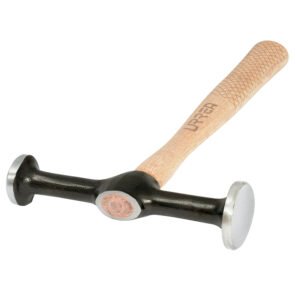Martillo de laminero 12" mango de madera, desabollador 2 cabezas Urrea 1421