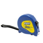 Flexómetro con carcasa de plástico azul 3 m x 1/2" Foy 142120