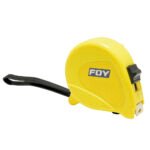 Flexómetro con carcasa de plástico amarillo 5 m x 3/4" Foy 142124