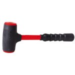 Mazo de golpe seco tapas fijas con mango Rubber grip de 13-3/4", 32 oz Urrea 1430DBX