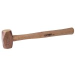 Marro de bronce con mango madera de encino de 18", 3.1 lb Urrea 1432