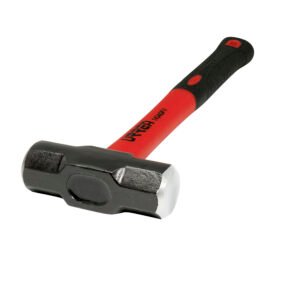 Marro octagonal cabeza maquinada con mango de fibra de vidrio de 15-1/4", 3 lb Urrea 1434GFV