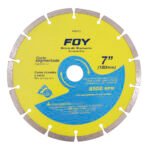 Disco de diamante segmentado, 7" Foy 143513