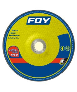 Disco abrasivo tipo 27 para metal 4-1/2" x 3 mm Foy 143522