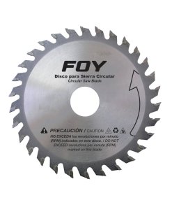 Disco para sierra circular para corte madera 60 dientes, 16" Foy 143566