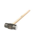 Marro octagonal cabeza maquinada con mango de hickory Americano de 36", 6 lb Urrea 1436G