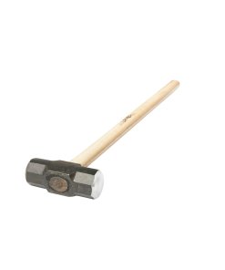 Marro octagonal cabeza maquinada con mango de hickory Americano de 36", 16 lb Urrea 1440G