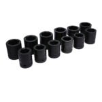 Juego de dados de impacto cuadro de 1", 6 puntas, en pulgadas, 12 piezas Urrea 15101