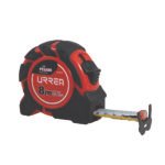 Flexómetro con carcasa de caucho anti-impacto 8 m x 27 mm Urrea 1589HD