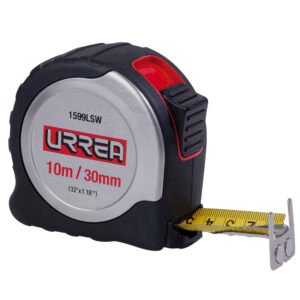 Flexómetro con carcasa de acero inoxidable 10 m x 30 mm Urrea 1599LSW