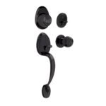 Gatillo ovalado sólido para entrada función sencilla, negro, visual Lock 17GA