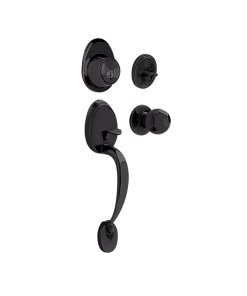 Gatillo ovalado sólido para entrada función sencilla, negro, visual Lock 17GA