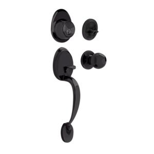 Gatillo ovalado sólido para entrada función sencilla, negro, visual Lock 17GA