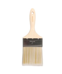 Brocha de cerdas de poliéster con mango de madera de 4" Urrea 19B40
