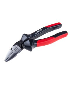 Pinza para electricista con mango bimaterial ergonómica con ángulo de cabeza de 25° de 7" Urrea 207GE