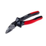 Pinza para electricista con mango bimaterial ergonómica con ángulo de cabeza de 25°  de 7" Urrea 207PE
