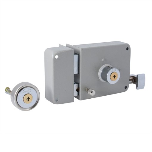 Cerradura sobreponer clásica función derecha , llave tetra, en caja Lock 20CS