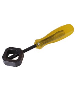 Porta cincel cuadrado con mango ergonómico de plástico 8-1/2" Urrea 2108A