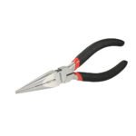 Pinza para electricista con mango rubber grip de 6-3/4" punta larga corte lateral Urrea 226GI