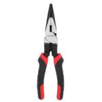 Pinza para electricista con mango bimaterial palanca compuesta de 8" punta larga Urrea 2292GCA