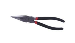 Pinza para electricista con mango rubber grip de 8-9/16" punta larga corte lateral Urrea 2292GI