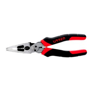 Pinza multipropósitos con mango bimaterial de 8" punta larga Urrea 2292MP
