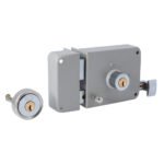 Cerradura sobreponer clásica función derecha , llave de puntos, en caja Lock 22CS