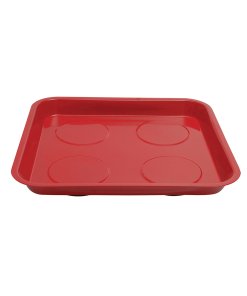 Charola magnética con cubierta de pintura electrostática, rectangular 28 cm x 30 cm Urrea 2305