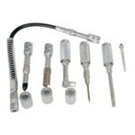 Juego de accesorios para inyector de grasa, 7 piezas Urrea 23600