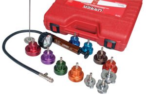 Juego para detección de fugas en radiador, 14 piezas Urrea 2370