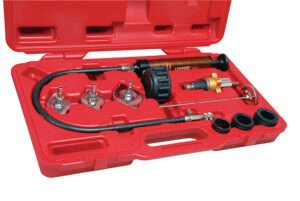 Juego para detección de fugas en radiador, 6 piezas Urrea 2370A