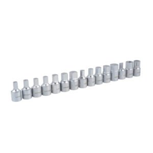Juego de dados cuadro de 3/8" para drenado de aceite, 14 piezas Urrea 2393