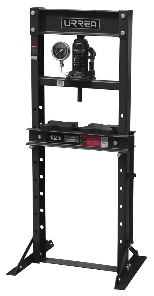 Prensa hidráulica con gato de botella, 12 ton Urrea 24701