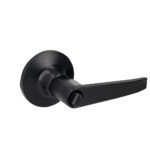 Manija tubular recta función recámara, negra, llave estándar, blíster Lock 25MA