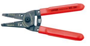 Pinza pelacable con mango air cushion 10-22 AWG de 6-3/4" alta palanca Urrea 291