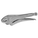 Pinza de presión de 5" quijada curva con corta alambre Urrea 293WR