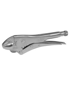 Pinza de presión de 7" quijada curva con corta alambre Urrea 294WR