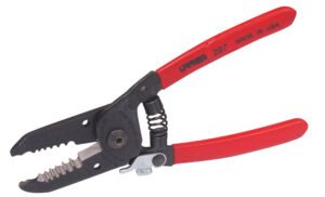 Pinza pelacable con mango air cushion 10-20 AWG de 6-3/4" alta palanca con seguro Urrea 297