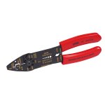 Pinza pelacable con mango air cushion 10-22 AWG de 8-3/4" poncha terminales Urrea 299