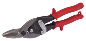 Tijera con mango rubber grip para hojalatero tipo aviación izquierda, 10" Urrea 303L