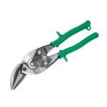 Tijera con mango rubber grip para hojalatero tipo aviación acodada 15° derecha, 10" Urrea 303RS