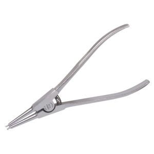 Pinza para anillos de retención con mango rubber grip forjadas tipo externo ángulo de 0° Urrea 368P