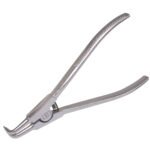 Pinza para anillos de retención con mango rubber grip forjadas tipo externo ángulo de 90° Urrea 369P